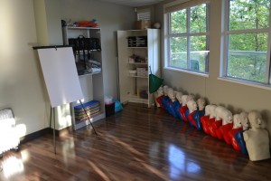 First Aid Training Room and Equipment